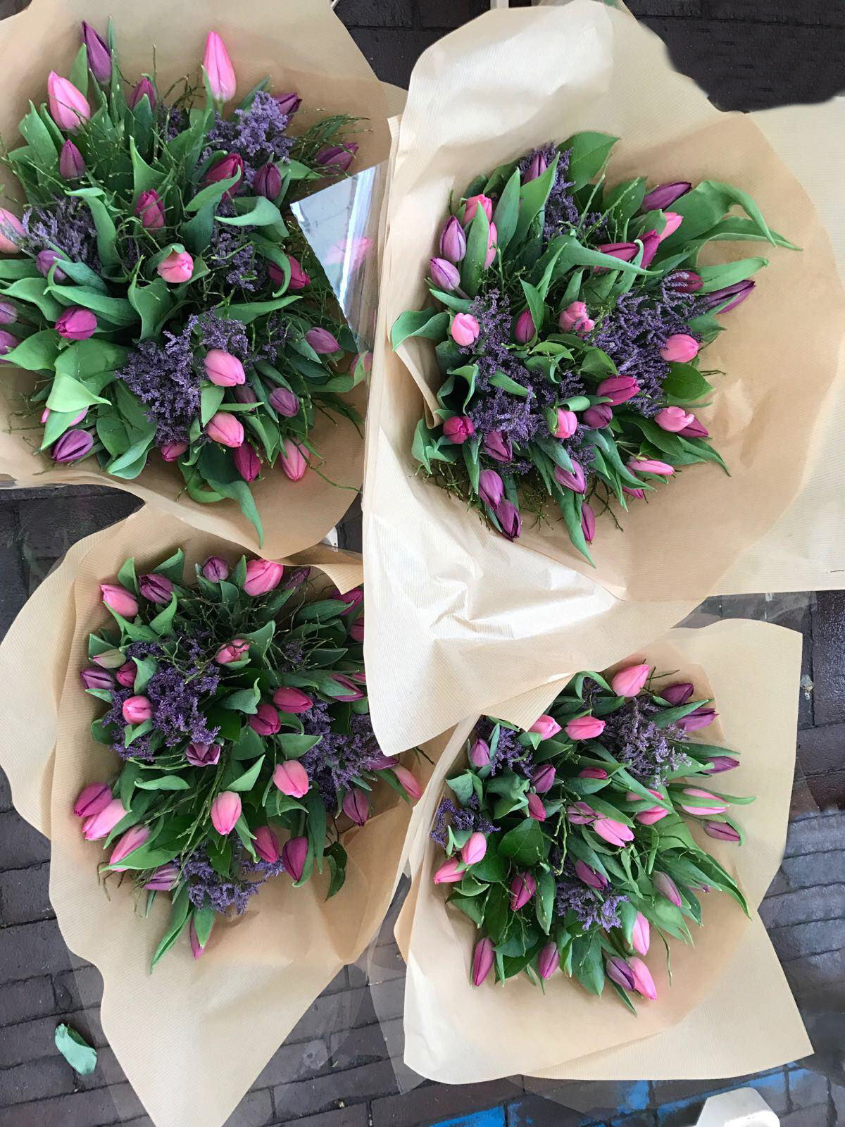 tulpenboeket gemengd